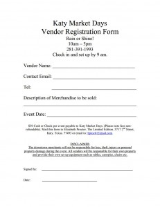Katy Market Days Vendor Regisration Form 2014jpg_Page1